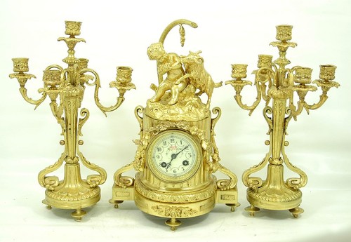 Französische barock kaminuhr - barock,