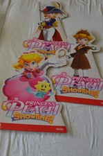 3x Nintendo Princess Peach Showtime Pappaufsteller Aufsteller Switch Merchandise