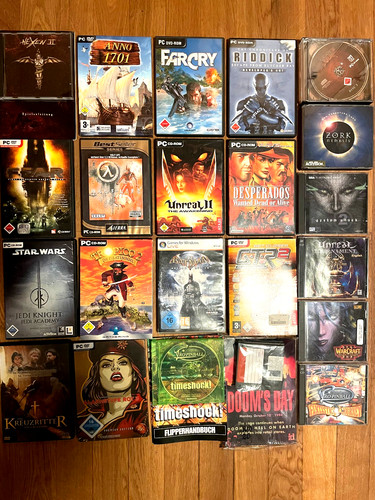 Spiele rom und dvd - pc,