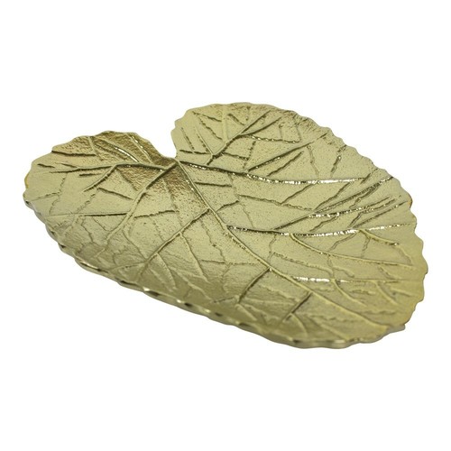 Deko teller gold ahorn - gold, eiche