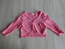 kids Bolero Jacke Jäckchen lachs rosa Gr. 122/128 Zwillinge Hochzeit Taufe