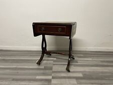 Englischer Klapptisch / Regency / Mahagoni Antik Kolonial Harp Leg Gateleg Alt