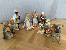 M.J. Hummel Goebel Krippenfiguren 12tlg - Weihnachten, Krippe Handbemalt 1991-93