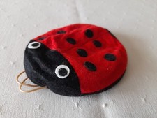 Vintage - kleines Filz-Nadelkissen (Marienkäfer) aus den 60er Jahren