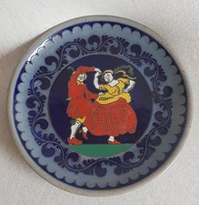 R. Merkelbach, Ludwig Hohlwein, (Ø 31 cm) Art Deco Teller, rar, um 1935, gemarkt