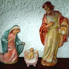 Krippenfiguren aus Holz, HL