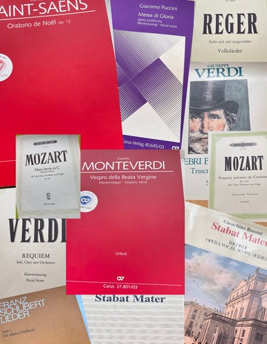 Chor noten antiquarisch - chor-noten,