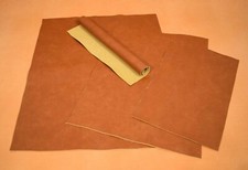 Büffelleder Möbelleder "Alpi" Nappa malto-braun antik glatt 1,2-1,4 mm #w24