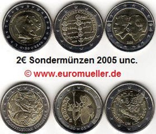 Euro gedenkmünzen 2005 - 2,