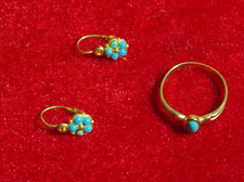 Antike Kinderohringe 585 Gold