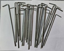 Strandfund 30x Erdnägel Heringe Hering Zelt Zelthaken Haken Camping 14-17cm kurz