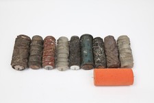 9x Musterwalzen Malerwalzen Strukturwalze 15cm + 1x Schwamm - (2913)