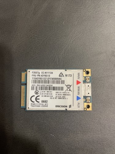 Wwan umts ericsson - wwan, f3507g