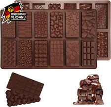 Silikon schokoladenform set - silikon,