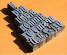 a-z Bleischrift 27mm Bleialphabet Buchstaben Letter Stempel Bleistempel Blei.