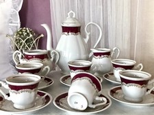 Porzellan Kaffeeservice Mokka