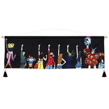 Strohhut Piraten Rollbild | One Piece Wandbild | Nakama Symbol | 120x40cm