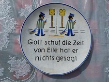 Spruchteller Wandteller