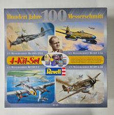 Revell Nr.: 05745 , 100 Jahre Messerschmitt 4-Kit-Set vintage 1999 -029-