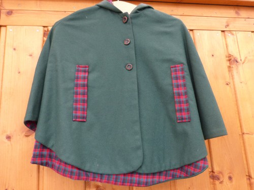 Mädchen poncho mantel - poncho, in