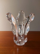 Art Vannes France Glasvase Kristallglas