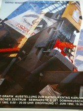 Ausstellungsplakat: Gerd Winner. Stadt-Bild  Menschen-Bild