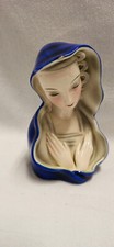 GOLDSCHEIDER "WIEN" - Madonna Keramik 1950 - 18,5 cm farbig Fa.Goldscheider Wien