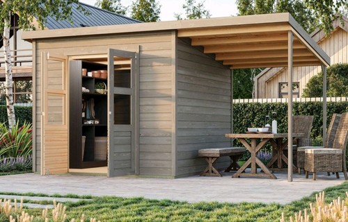 Gartenhaus holz 14mm merseburg - gartenhaus,