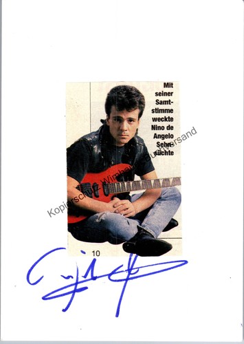 Original autogramm nino - original, de