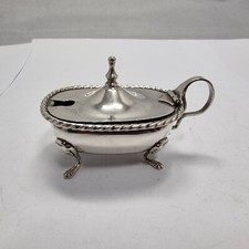 Deckel - Saliere aus Silber