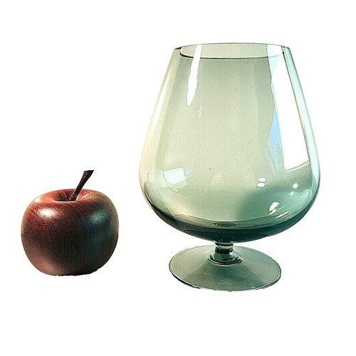 Vase rauchglas bowle - rauchglas,