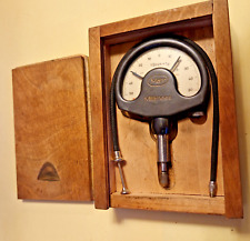 Alter Mahr Feinzeiger ± 50µm 0,001mm,1 µm Messuhr micron Millimess +Holzkassette