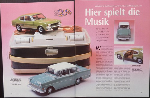 Opel rekord und ford - opel,