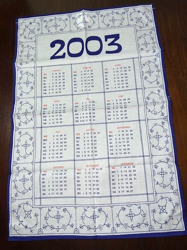 2003 kalender zum aufhängen - 2003,