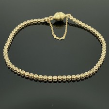 ARMBAND AUS 375/- GELBGOLD MIT BRILLANTEN  (GES. CA. 0,97 CT.) SCHMUCKJAGD