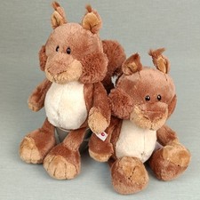 NICI Eichhörnchen ❤️ Kuscheltier Stofftier Plüschtier ca 25cm SET mit Rassel