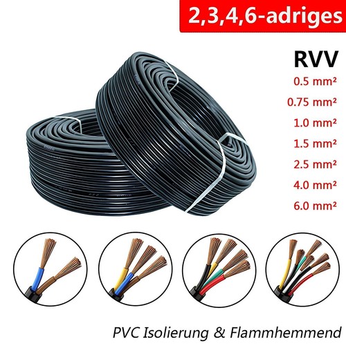 Adriges pvc isoliert - 2/3/4/6-adriges,
