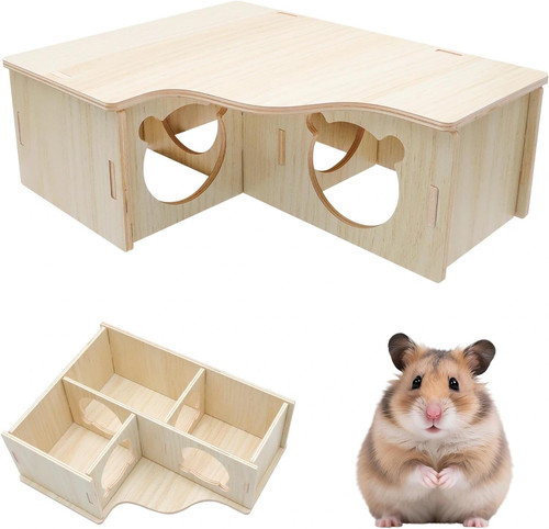 Hamster haus aus holz - haus,