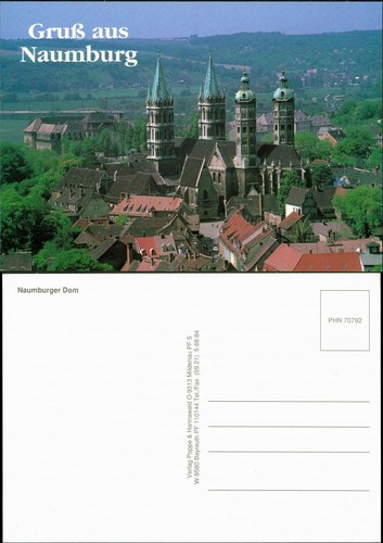 Ansichtskarte naumburg - ansichtskarte,