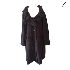 Damen Mantel Schwarz