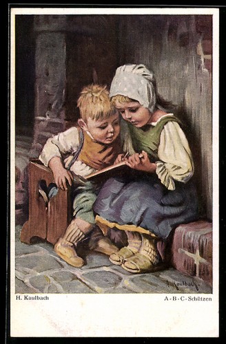 Künstler hermann kaulbach - künstler-ak,