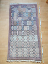 Teppich Original Nepal/Tibet ca. 90cm x 160cm braun Schurwolle handgeknüpft