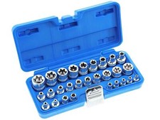 TORX E-Profil Stecknuss Satz E4 - E24 28 tlg. Steckschlüssel 1/4 3/8 1/2 BGS NEU