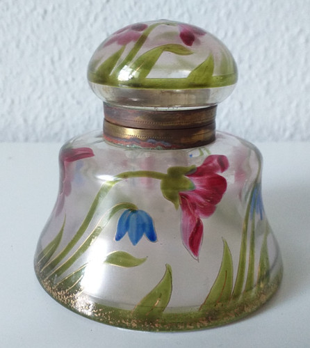 Jugendstil tintenfass glas - jugendstil,