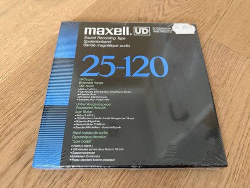 Maxell 120 tonband - maxell, 25-120