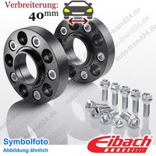 Spurplatten schwarz 40mm/Achse u.a.: VW Golf VII 5G1 BE1 BE2 BQ1 Bj. 2012-2021