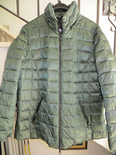 Damen Steppjacke grün, glänzend Gr. 46