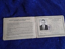 Altes Dokument Jahres Jagdschein 1964 ohne Einband für Sammler Zeitgeschichte 