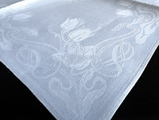 Jugendstil weisse Leinen