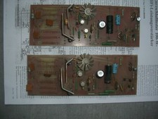 2 Platinen bestückt f. Kurzschlussfesten 100W Leistungsverstärker DDR Hullmann